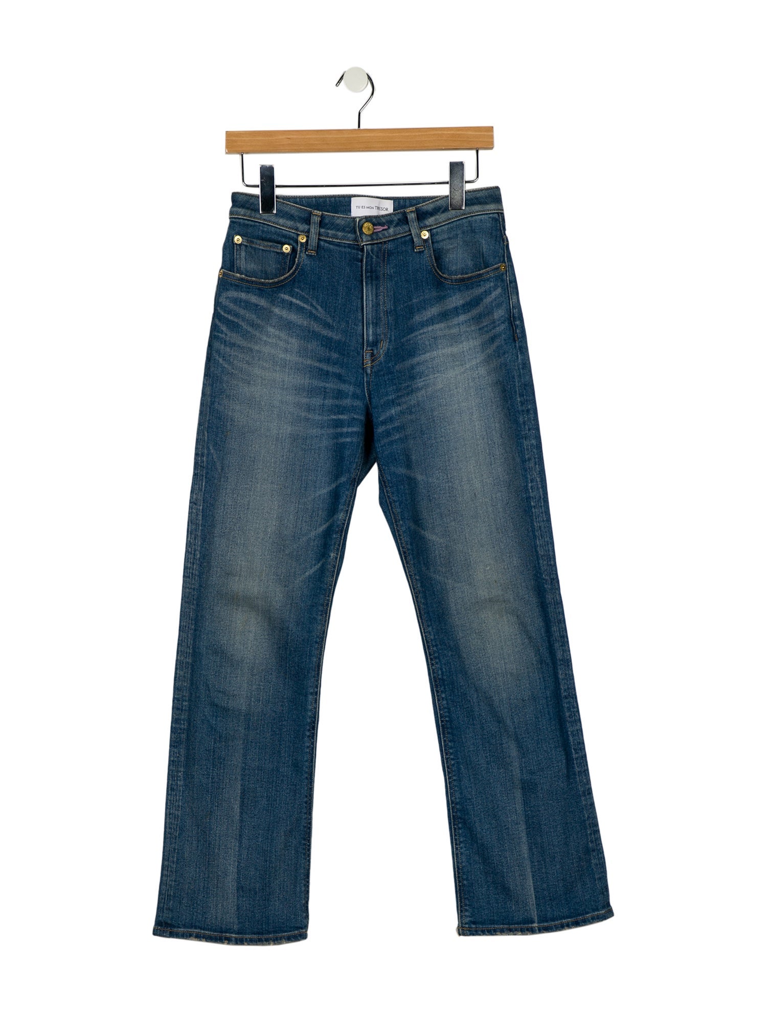 Tu es mon TRÉSOR Mid-Rise Wide Leg Jeans