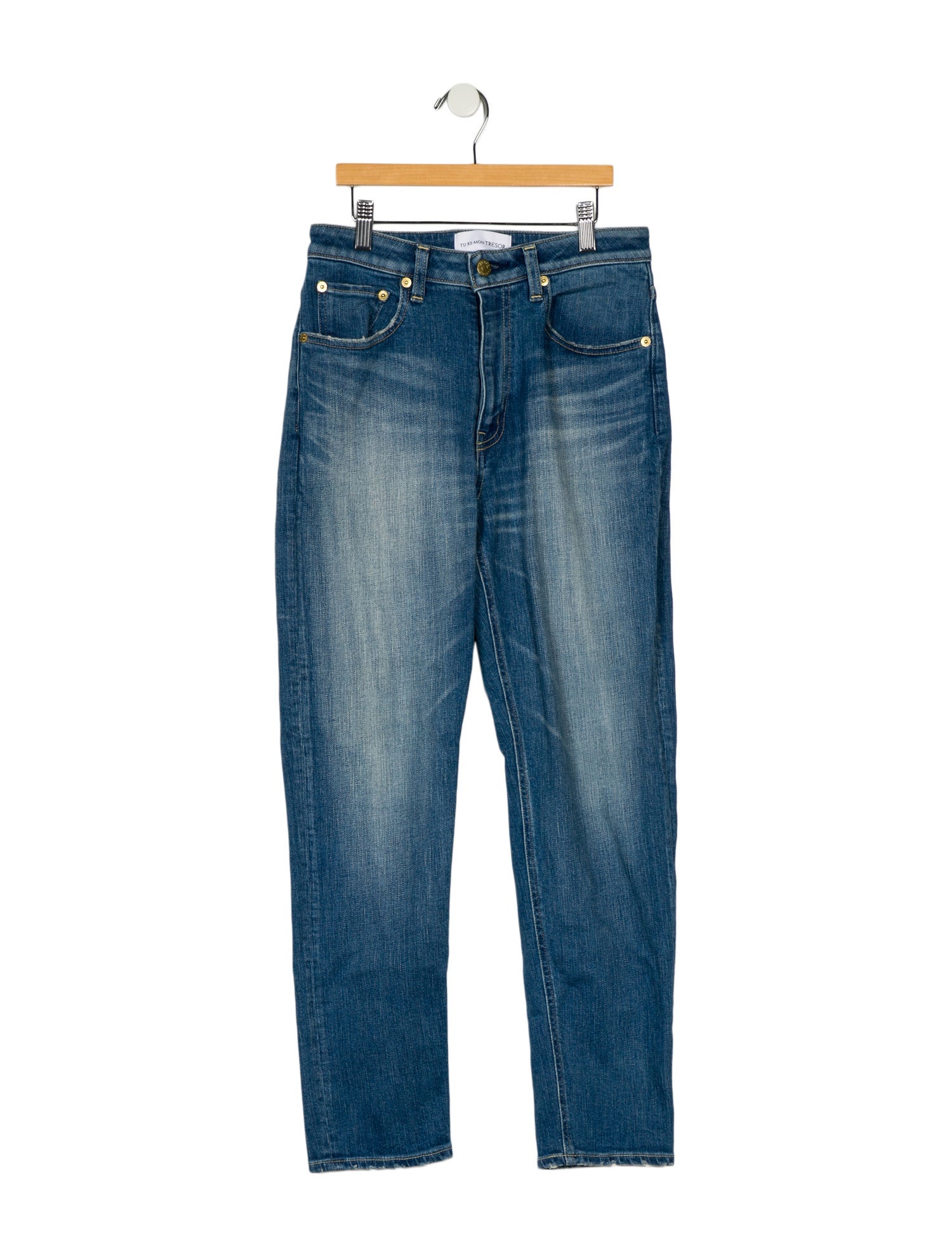 Tu es mon TRÉSOR High-Rise Straight Leg Jeans