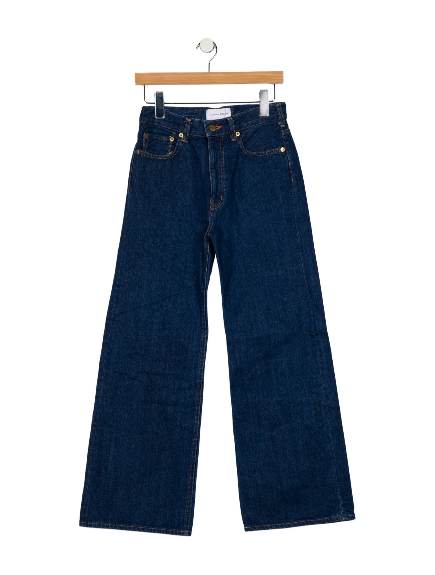 Tu es mon TRÉSOR Mid-Rise Wide Leg Jeans