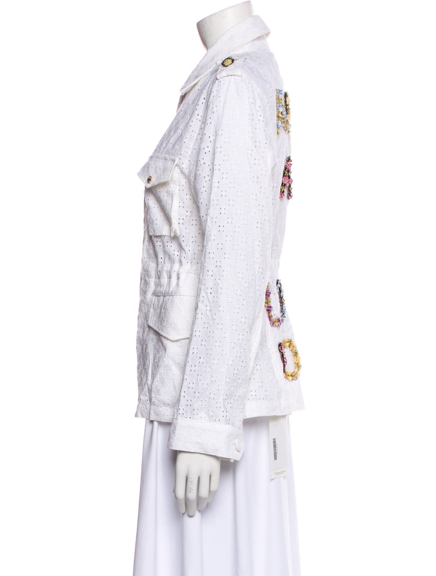 Tu es mon TRÉSOR Linen Denim Jacket