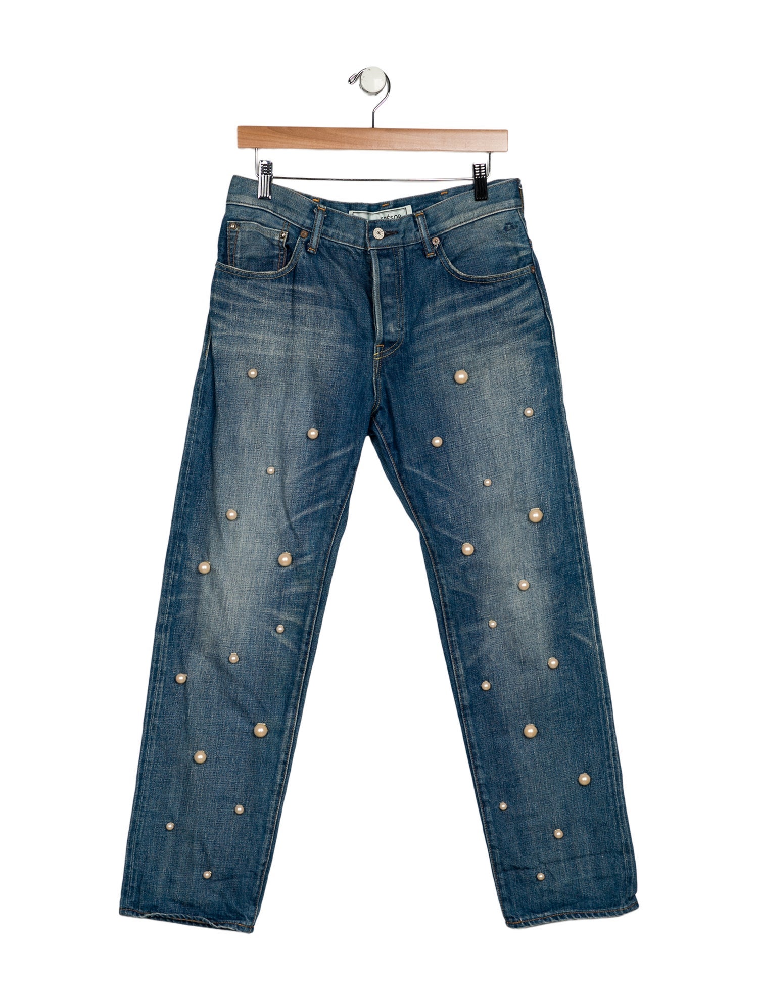 Tu es mon TRÉSOR Mid-Rise Straight Leg Jeans