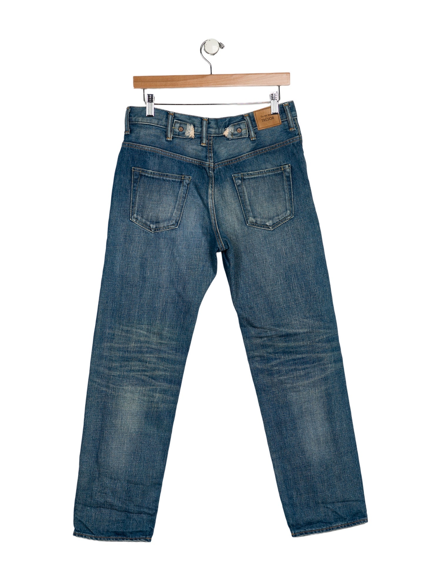 Tu es mon TRÉSOR Mid-Rise Straight Leg Jeans