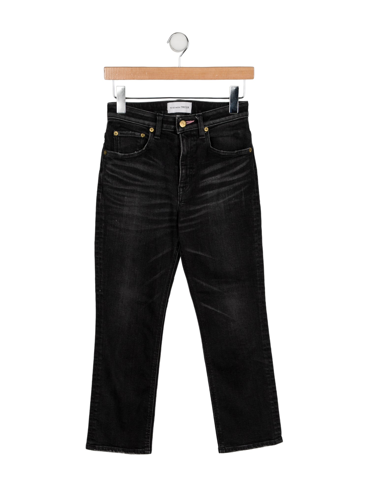 Tu es mon TRÉSOR Mid-Rise Straight Leg Jeans