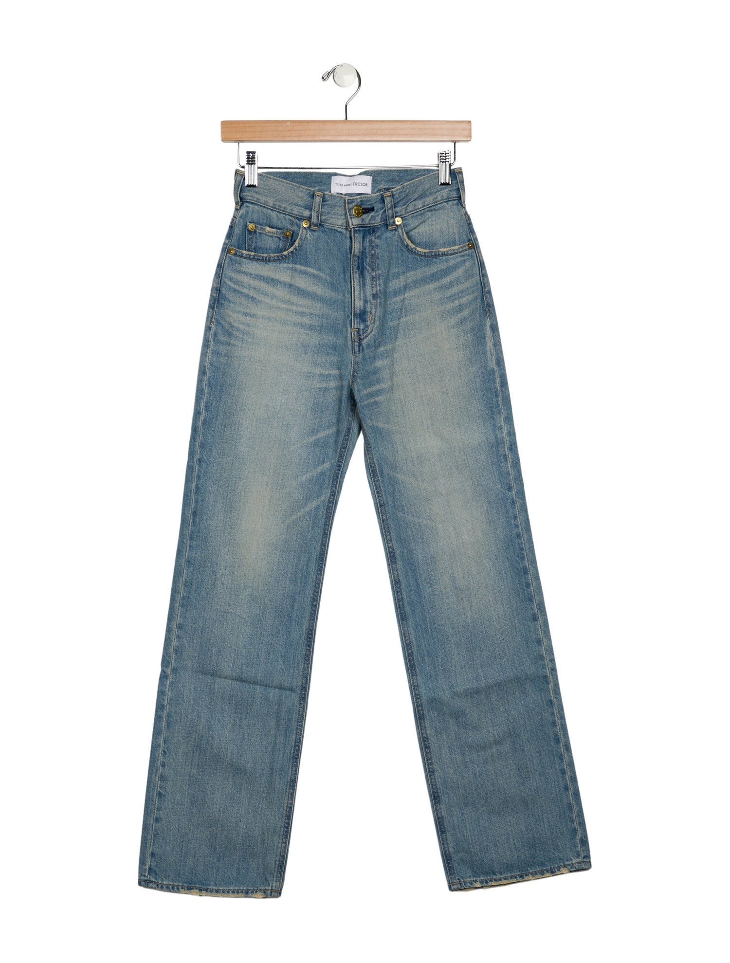 Tu es mon TRÉSOR High-Rise Wide Leg Jeans