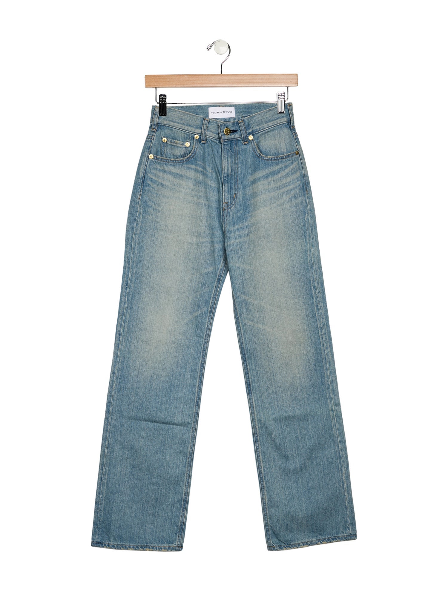 Tu es mon TRÉSOR High-Rise Wide Leg Jeans
