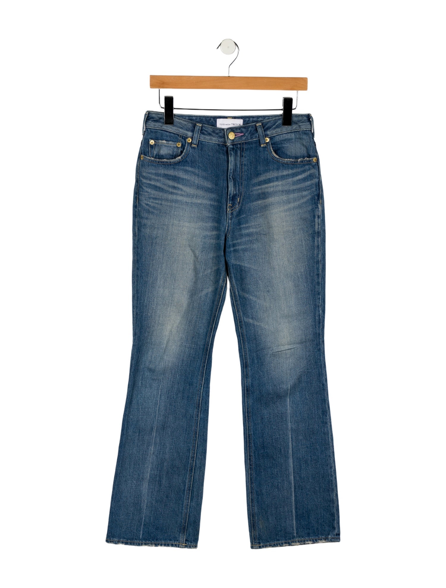 Tu es mon TRÉSOR Mid-Rise Wide Leg Jeans
