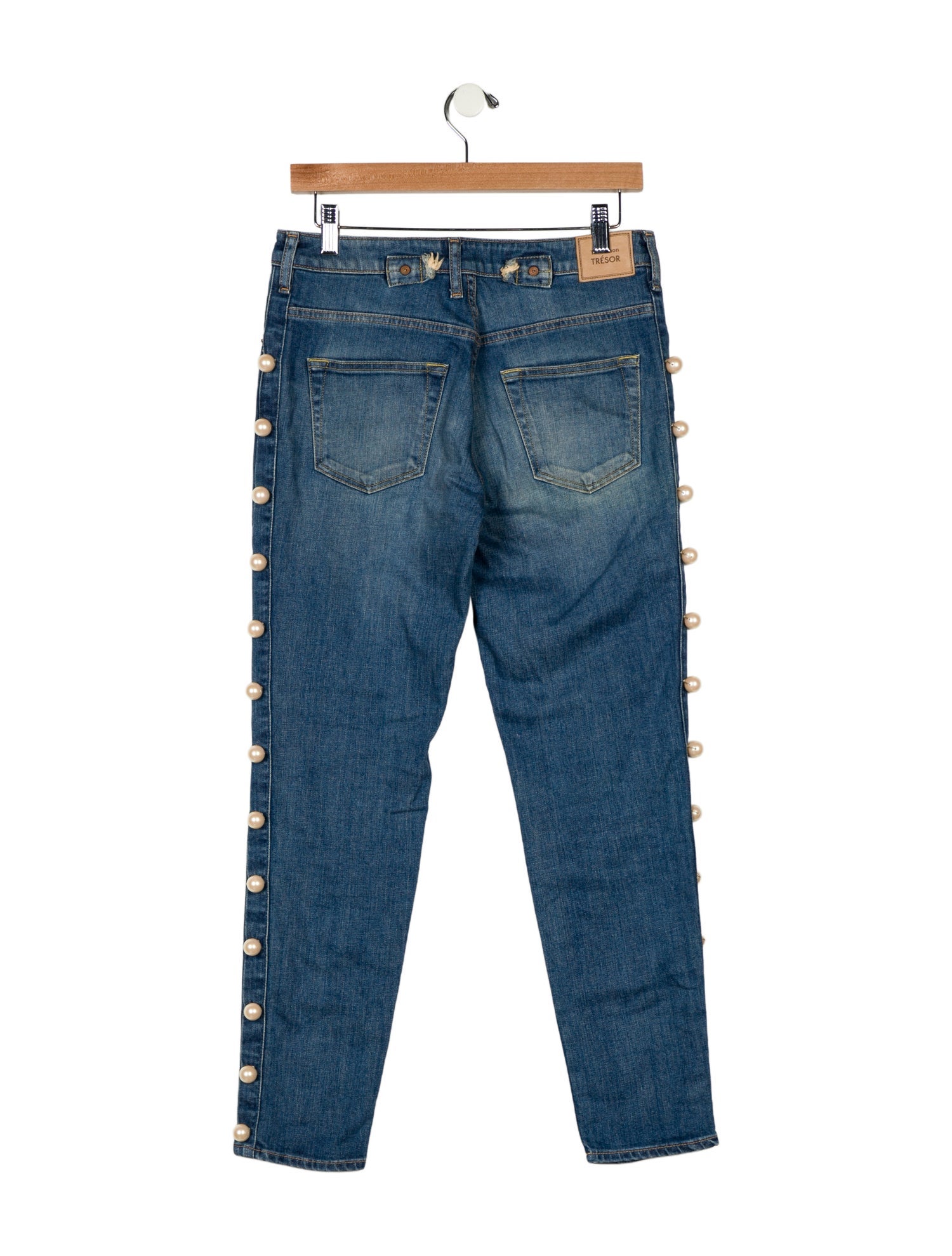 Tu es mon TRÉSOR Mid-Rise Skinny Leg Jeans