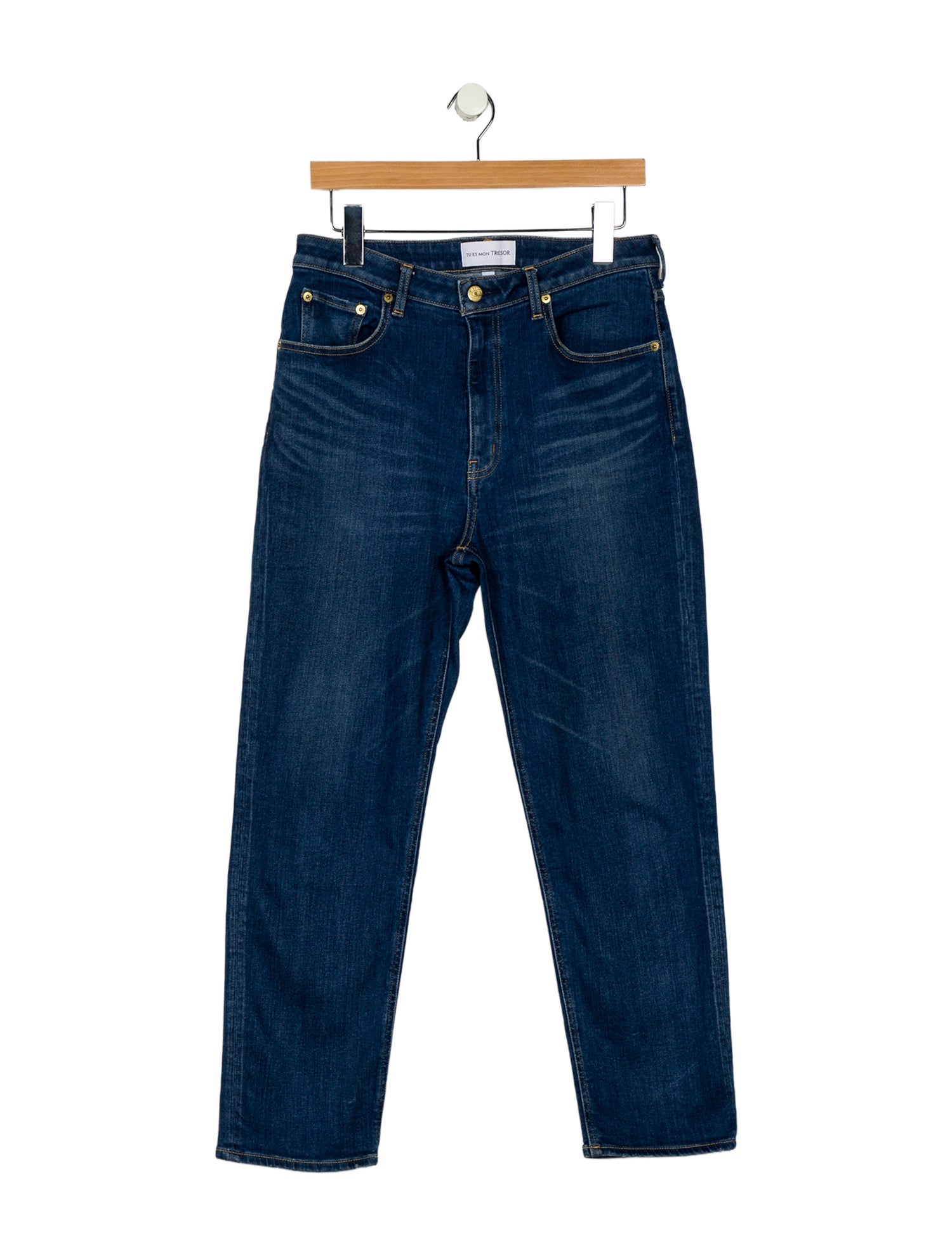Tu es mon TRÉSOR High-Rise Straight Leg Jeans