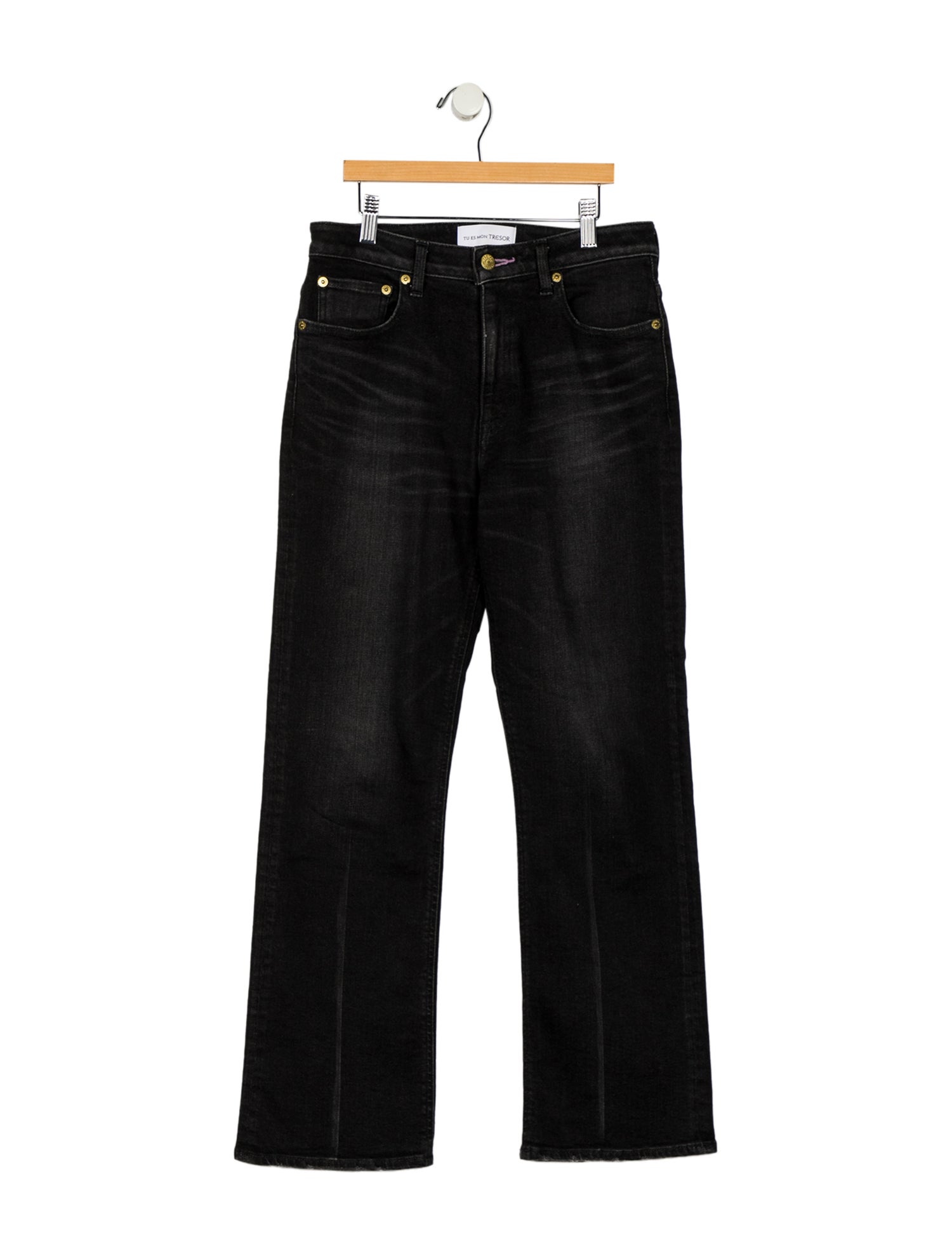 Tu es mon TRÉSOR Mid-Rise Straight Leg Jeans
