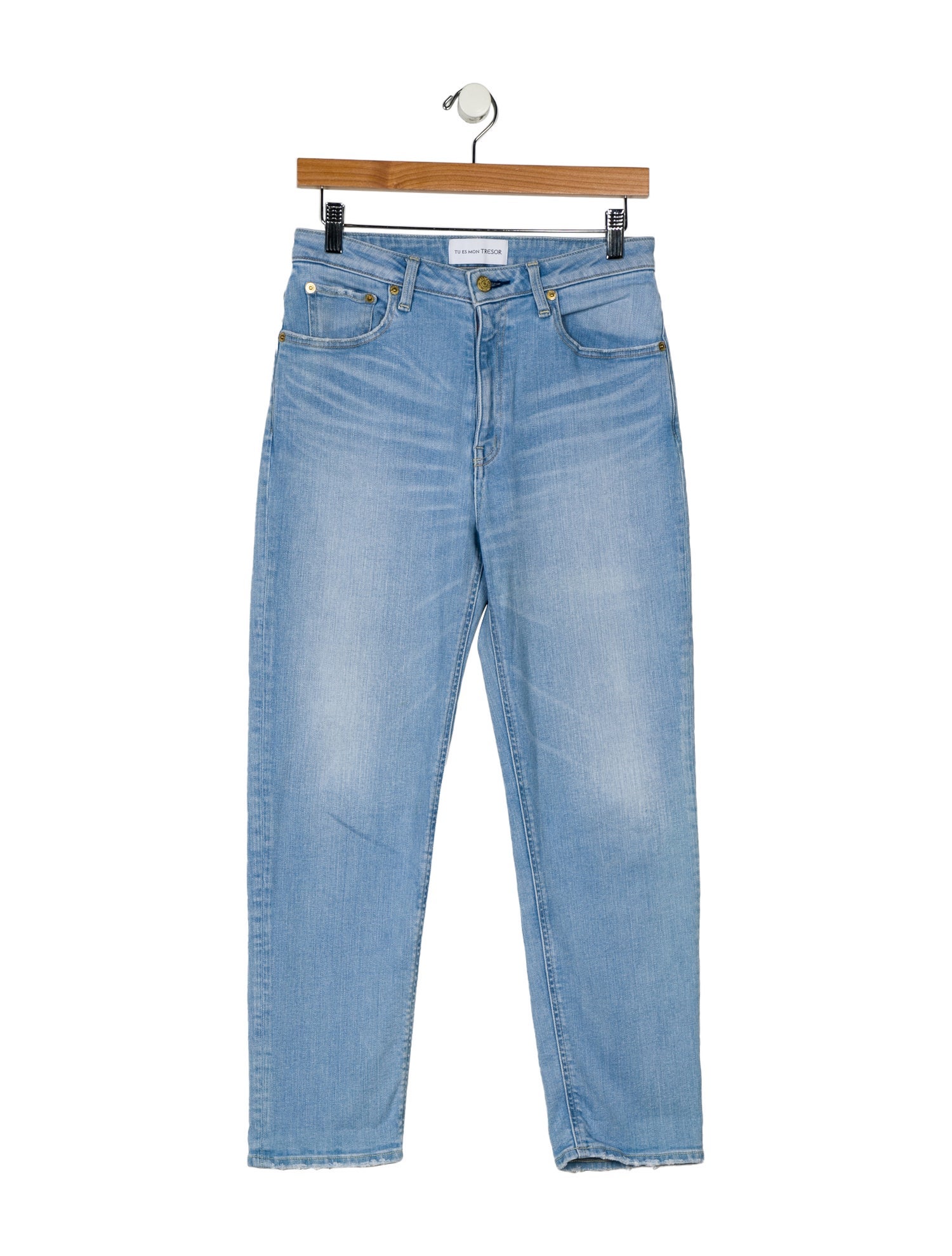 Tu es mon TRÉSOR High-Rise Straight Leg Jeans