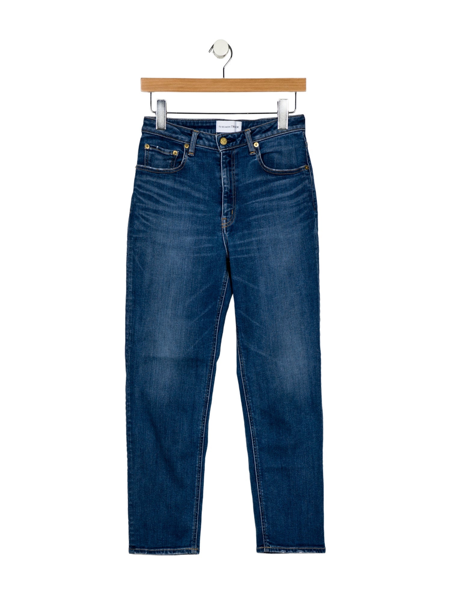 Tu es mon TRÉSOR High-Rise Straight Leg Jeans