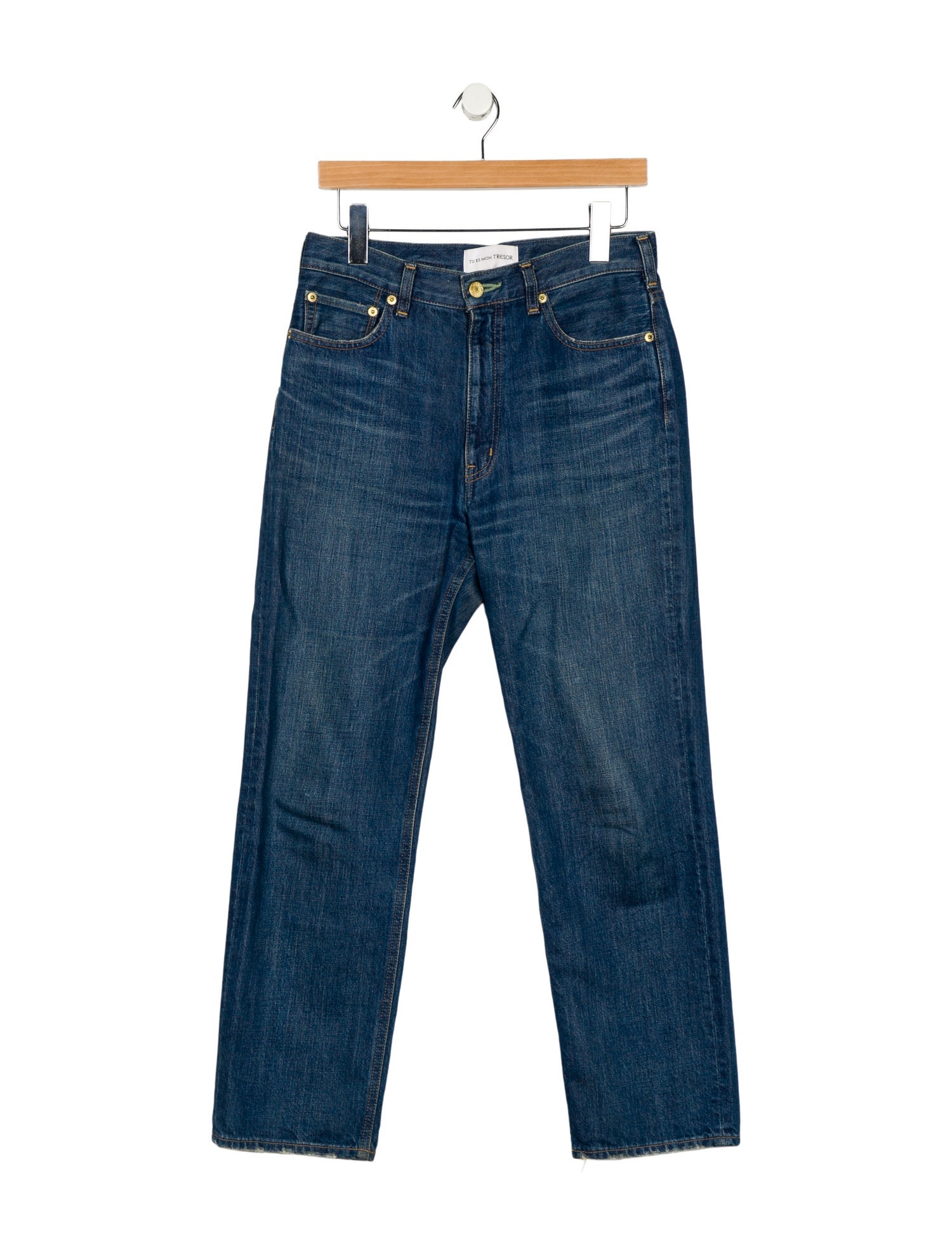 Tu es mon TRÉSOR High-Rise Straight Leg Jeans