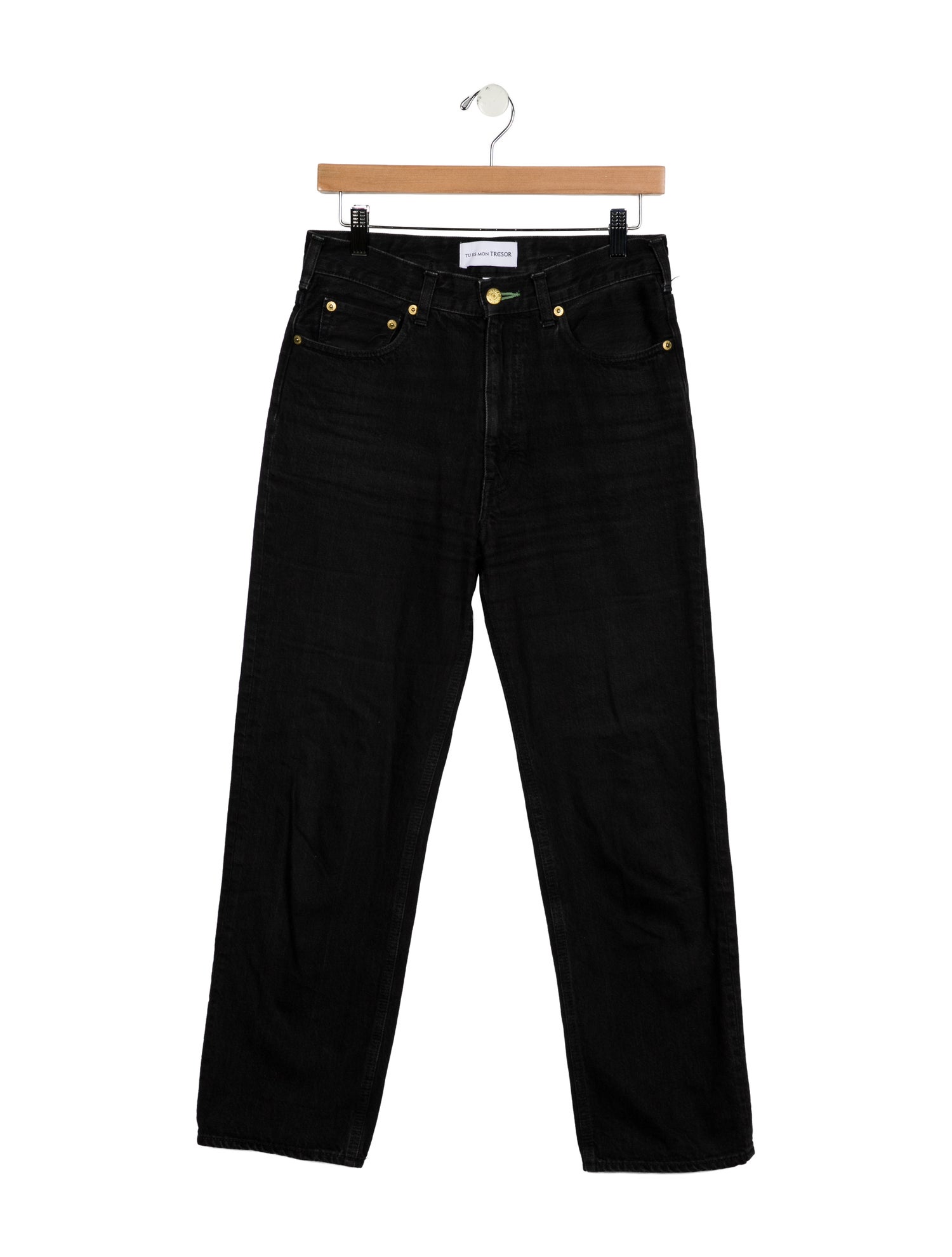 Tu es mon TRÉSOR Mid-Rise Straight Leg Jeans