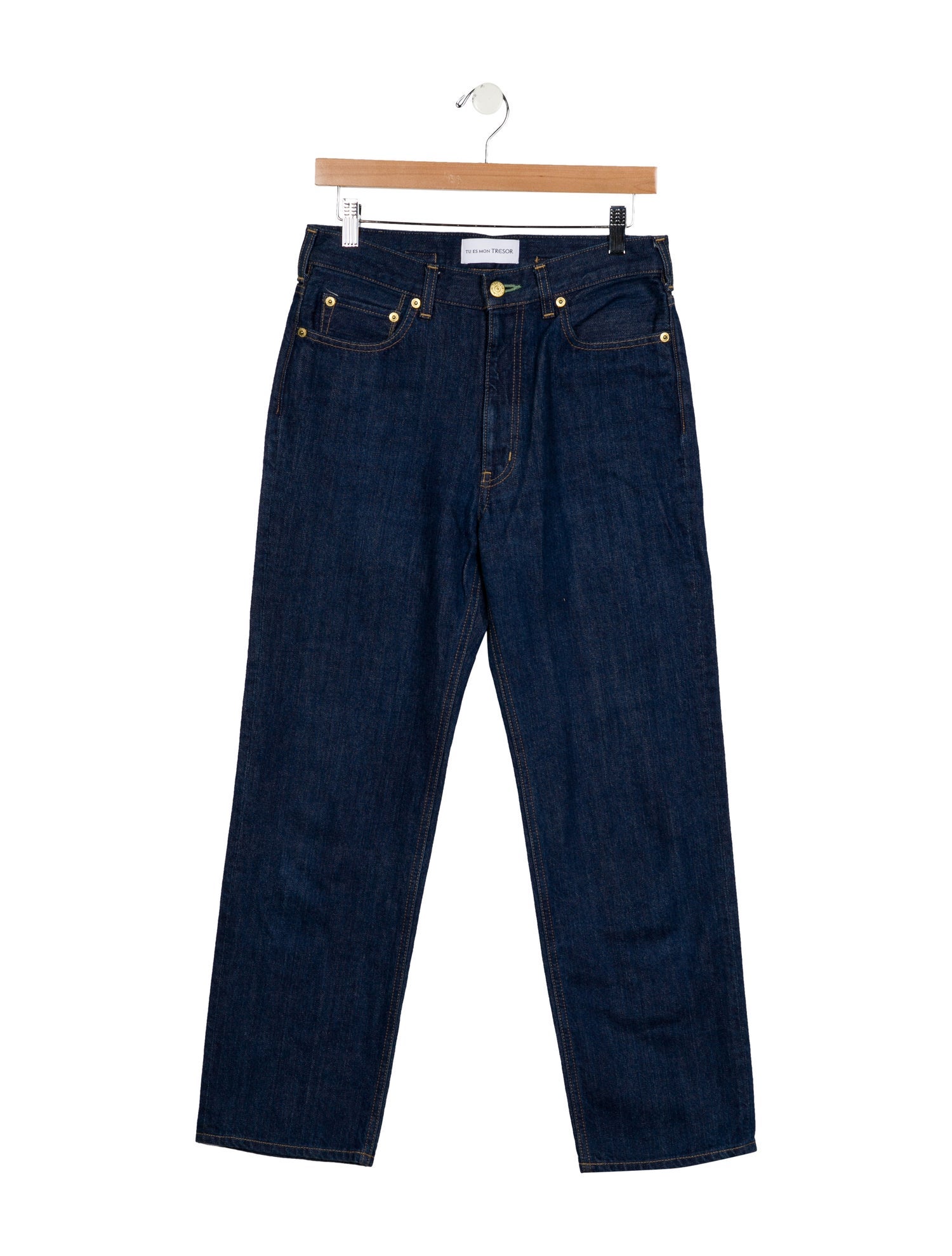 Tu es mon TRÉSOR High-Rise Straight Leg Jeans