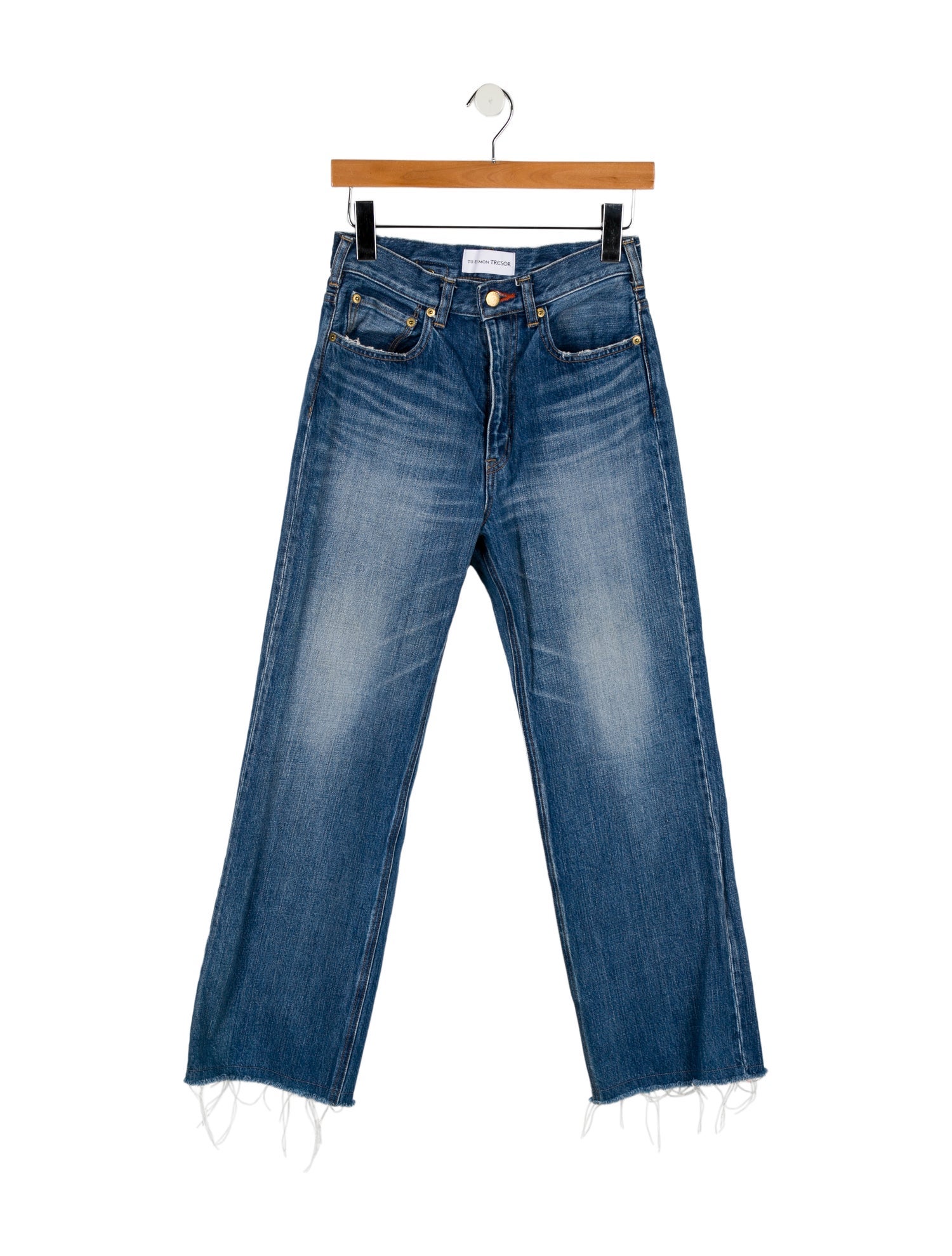 Tu es mon TRÉSOR High-Rise Straight Leg Jeans