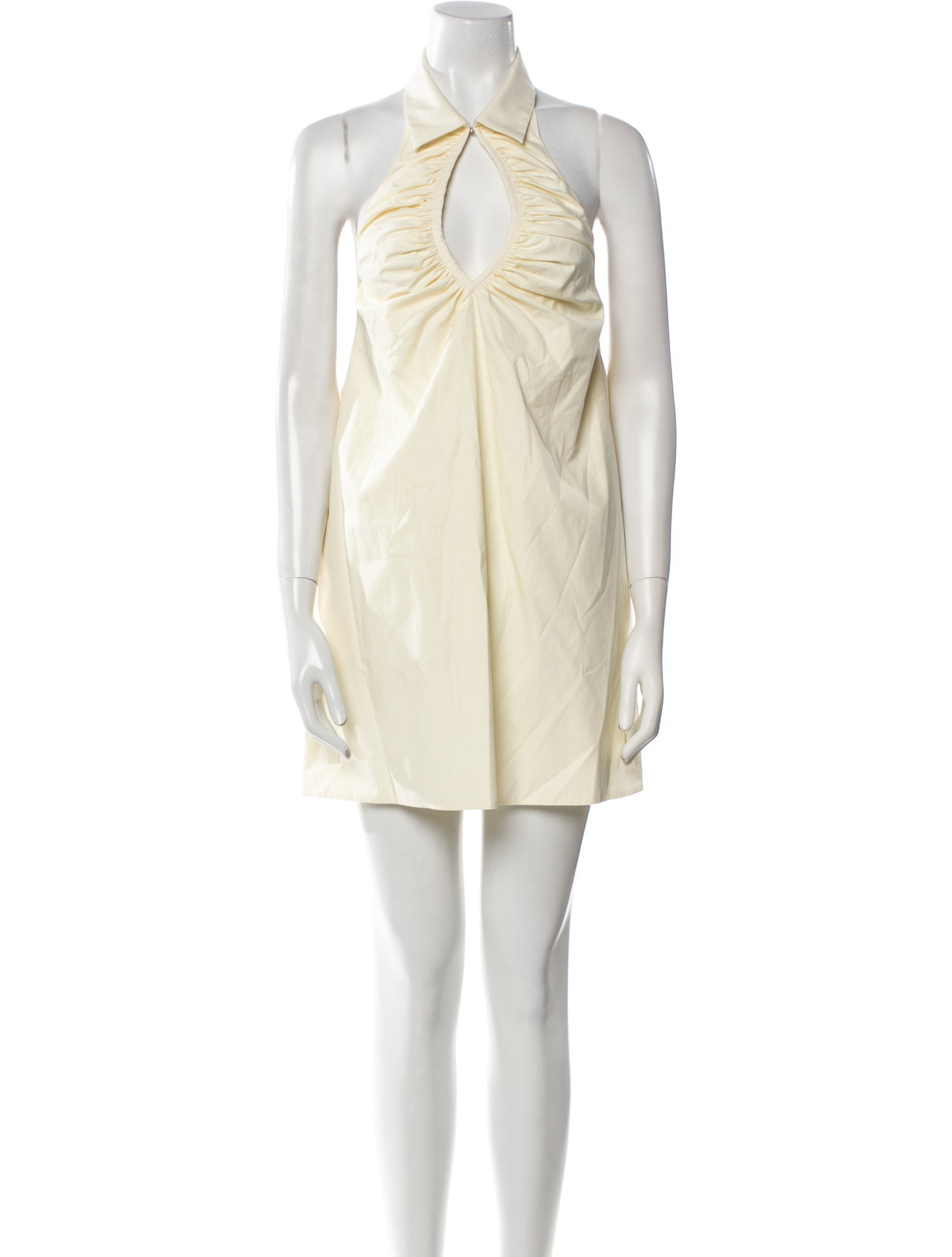 TAE PARK Halterneck Mini Dress