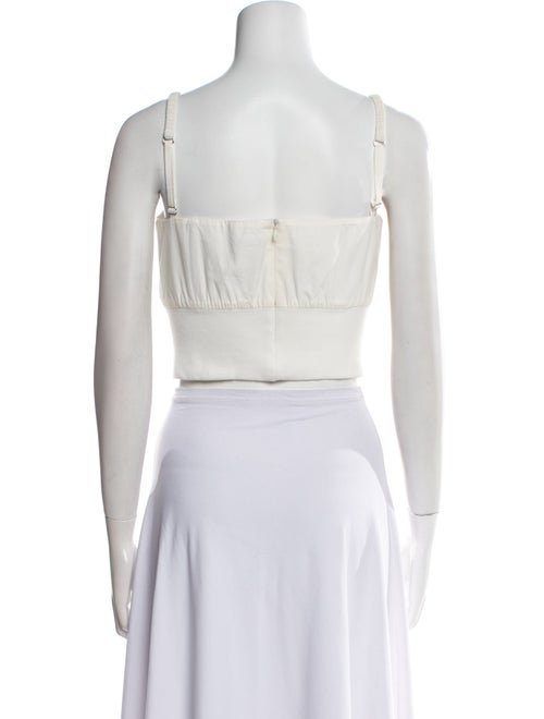 TAE PARK V-Neck Sleeveless Crop Top