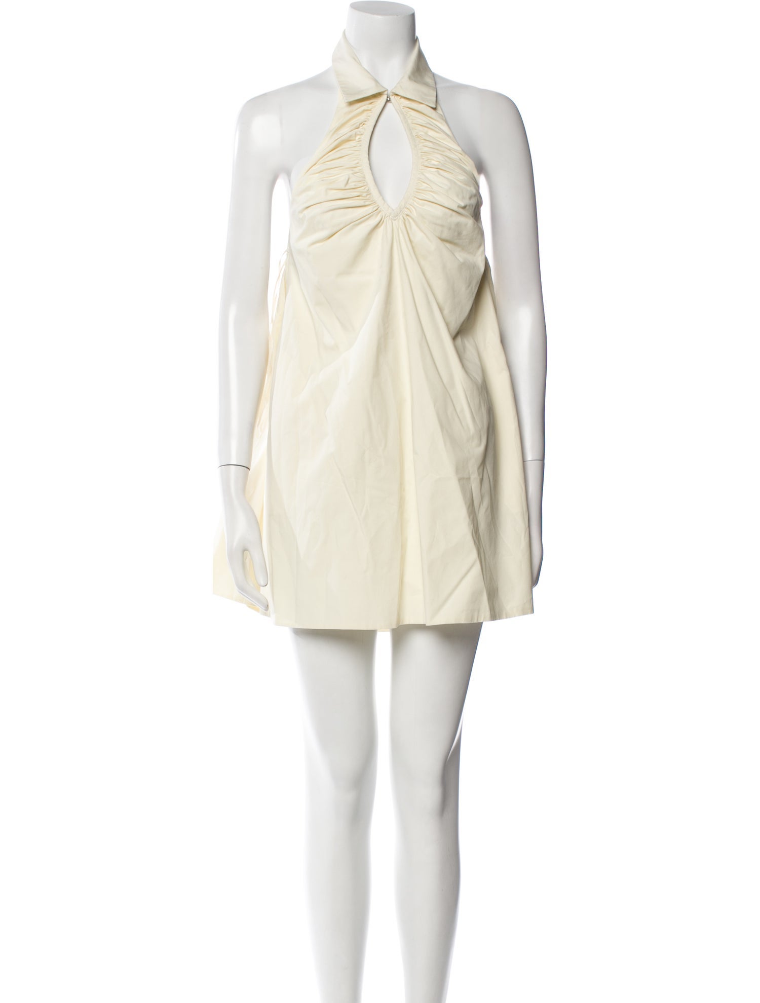 TAE PARK Halterneck Knee-Length Dress