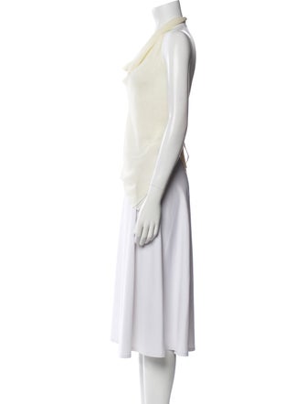 TAE PARK Silk Cowl Neck Tunic