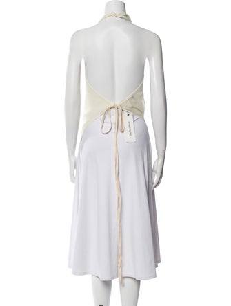 TAE PARK Silk Cowl Neck Tunic