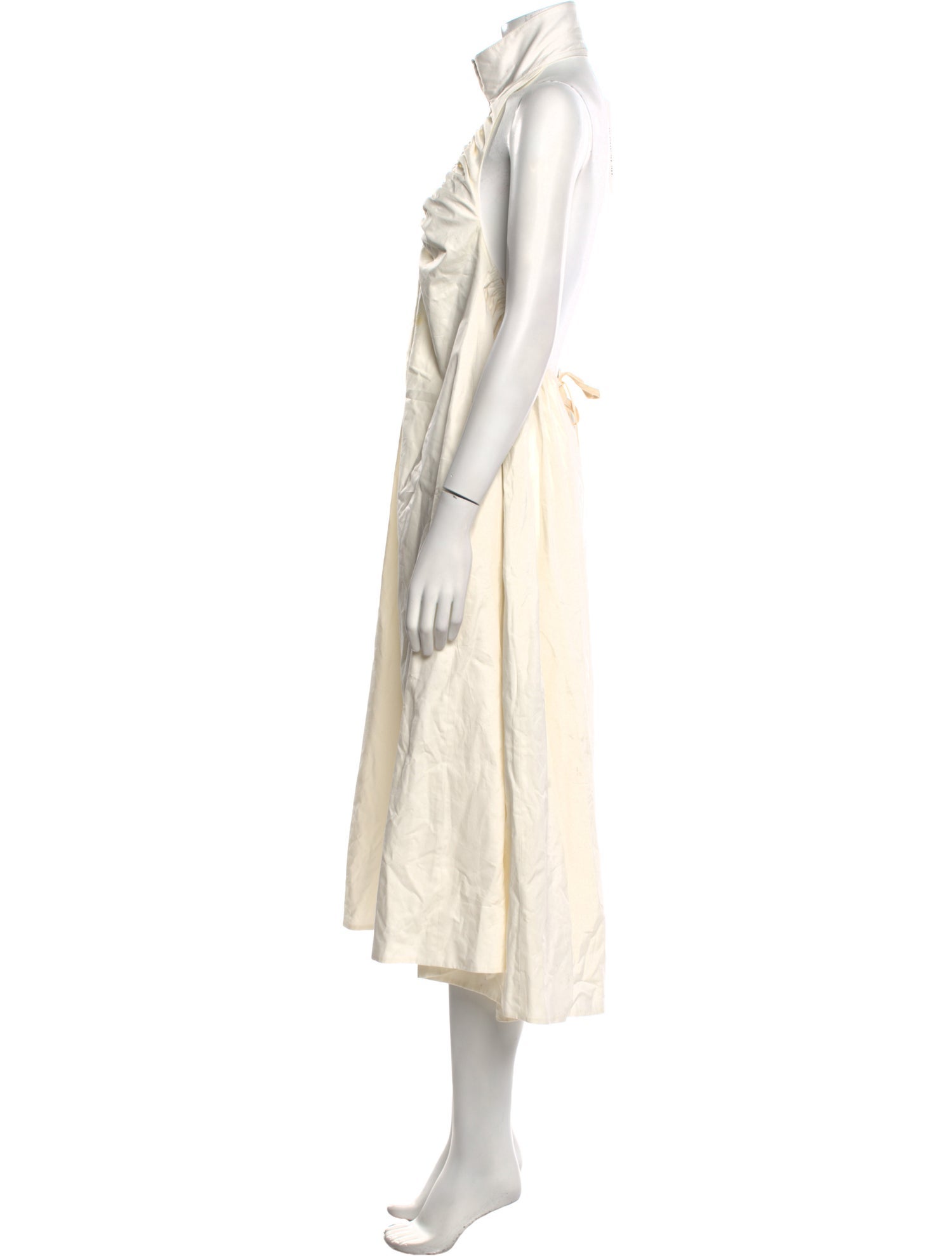 TAE PARK Halterneck Midi Length Dress