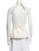 TAE PARK Silk Halterneck Top