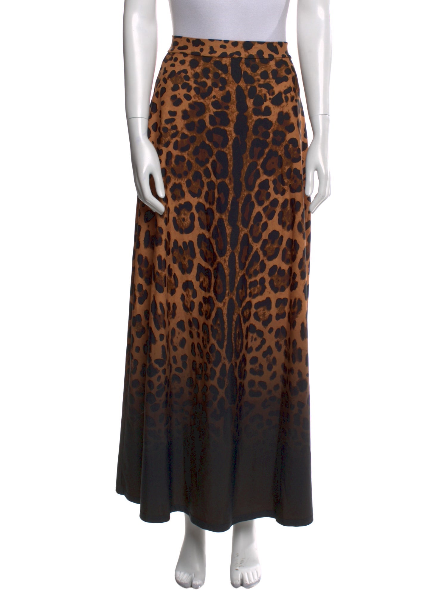 TAE PARK Animal Print Midi Length Skirt w/ Tags