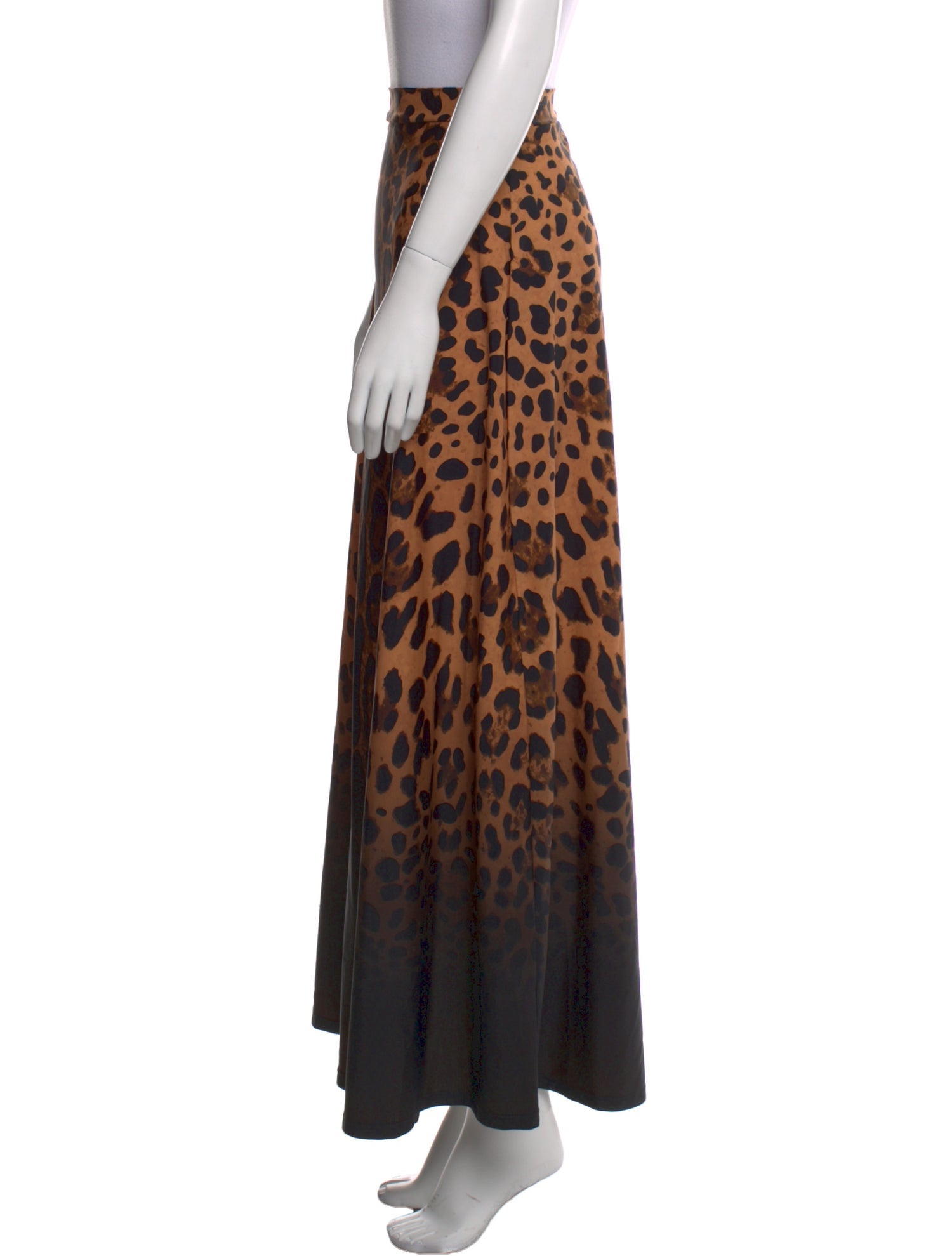 TAE PARK Animal Print Midi Length Skirt w/ Tags