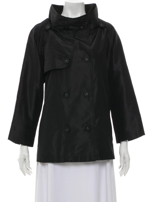 Teri Jon Mock Neck Long Sleeve Jacket Black
