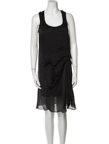 Teri Jon Dresses Silk Knee-Length Dress US 2 | XS