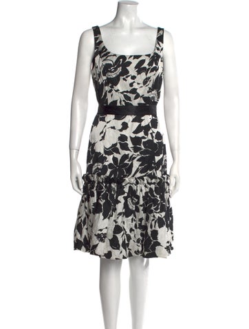 Teri Jon Dresses Floral Print Long Dress US 8 | M