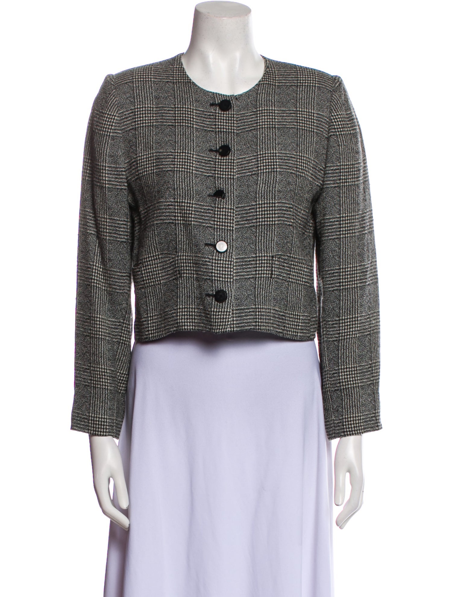 Teri Jon by Rickie Freeman Tweed Pattern Evening Jacket