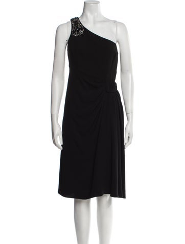 Teri Jon Dresses One-Shoulder Knee-Length Dress US 4 | S