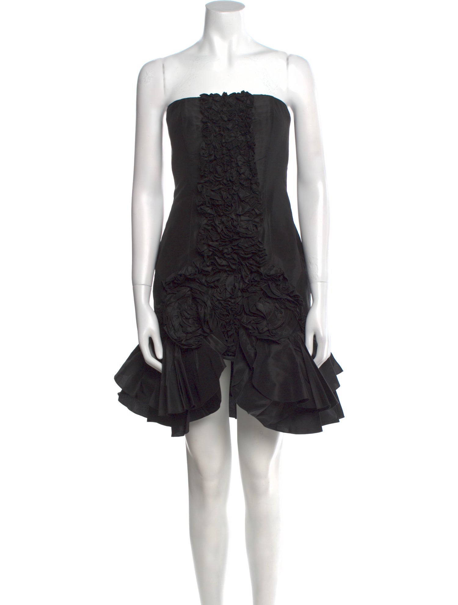 Teri Jon by Rickie Freeman Silk Mini Dress