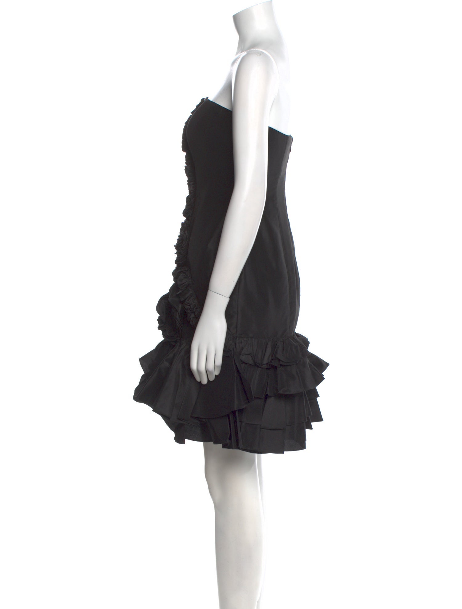 Teri Jon by Rickie Freeman Silk Mini Dress