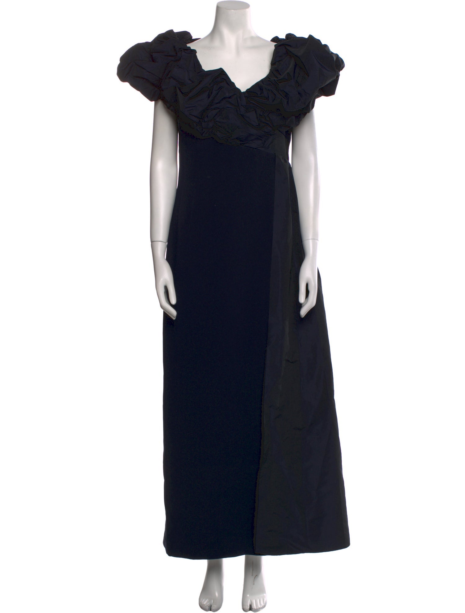 Teri Jon Scoop Neck Long Dress