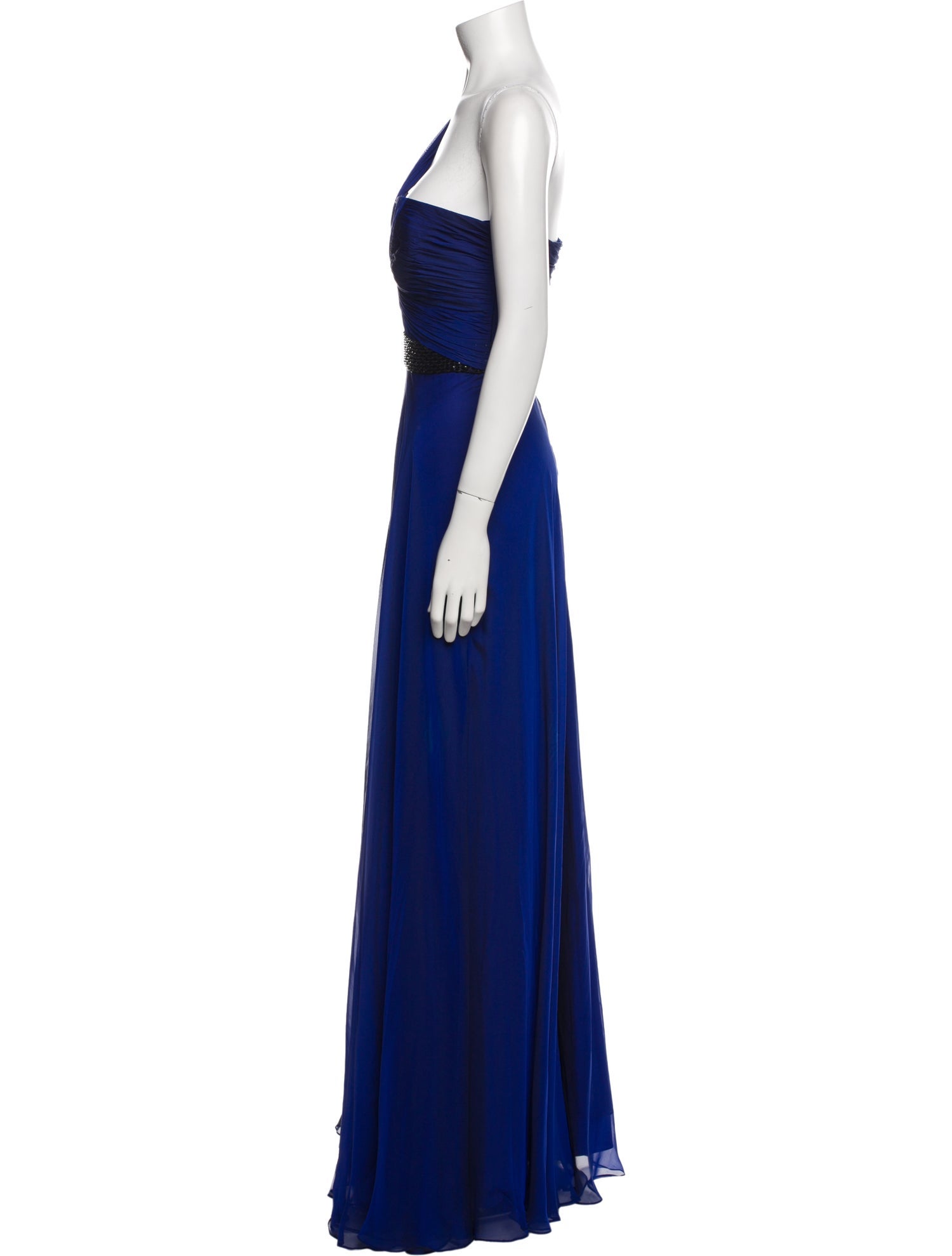 Teri Jon Silk Long Dress