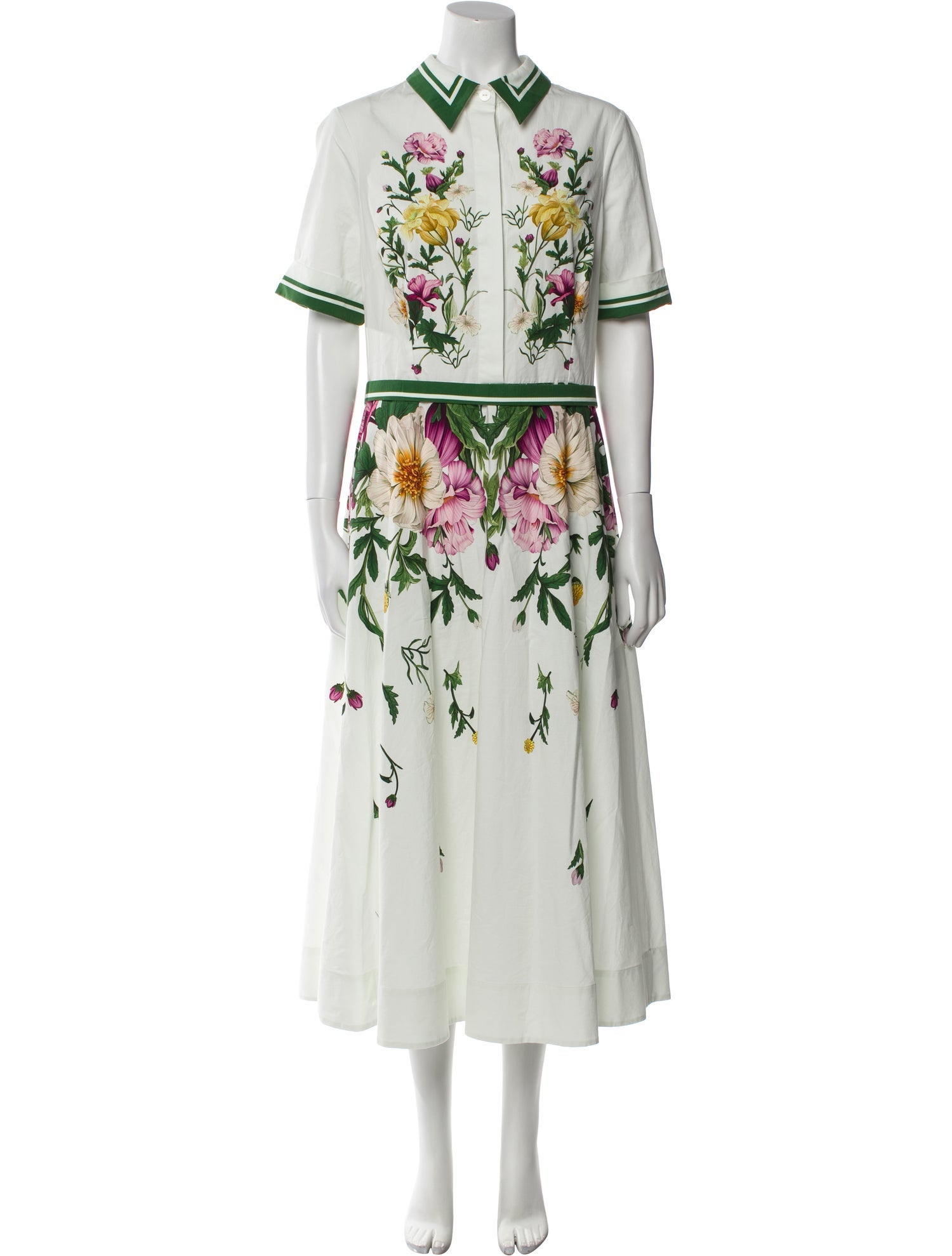 Teri Jon Floral Print Long Dress