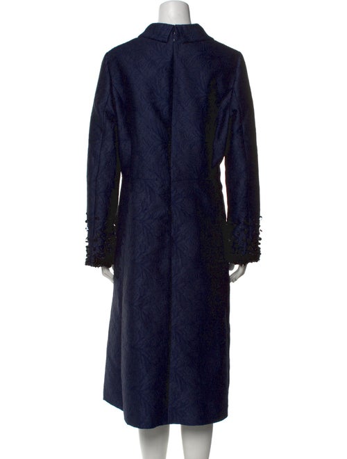 Teri Jon V-Neck Midi Length Dress