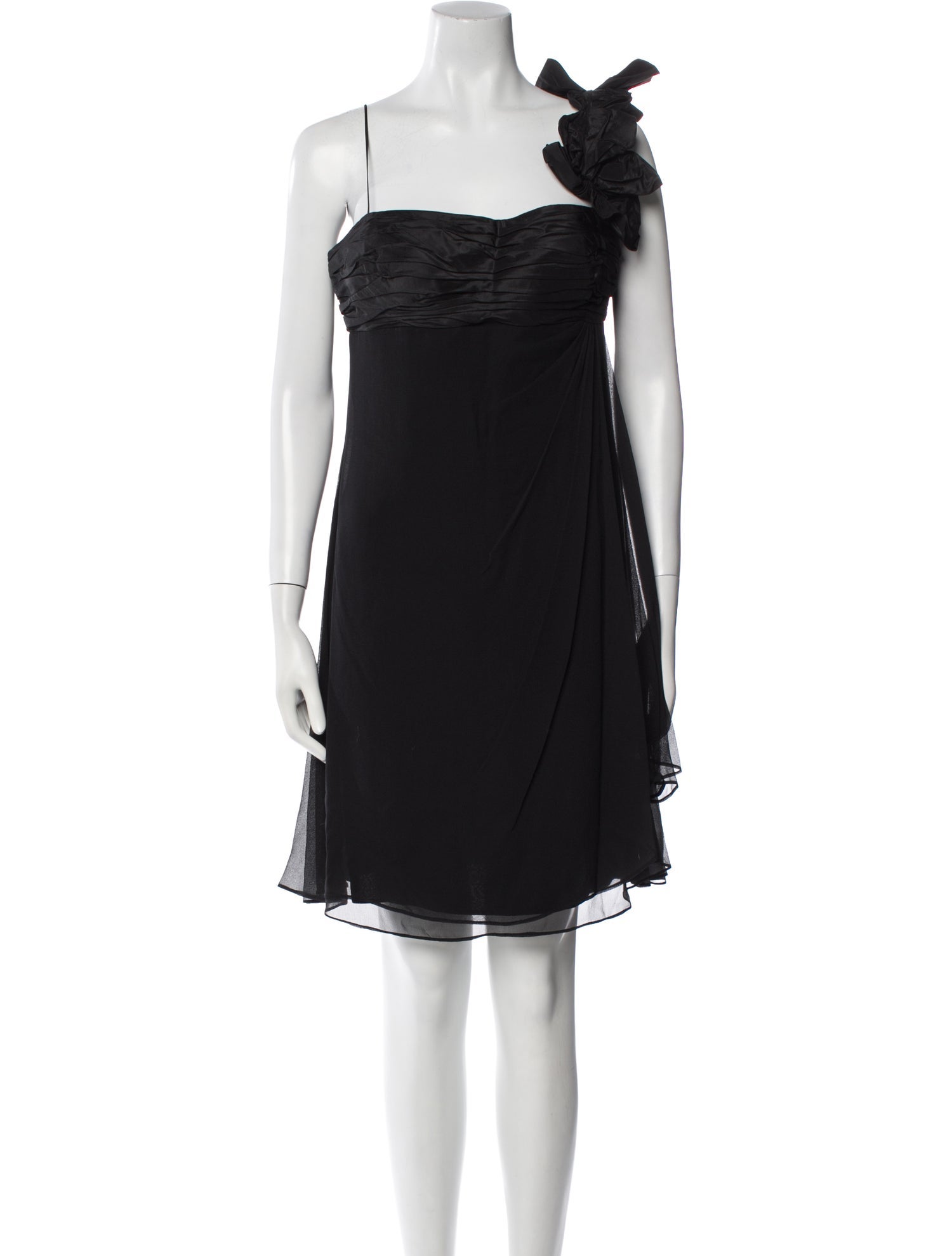 Teri Jon Silk Mini Dress