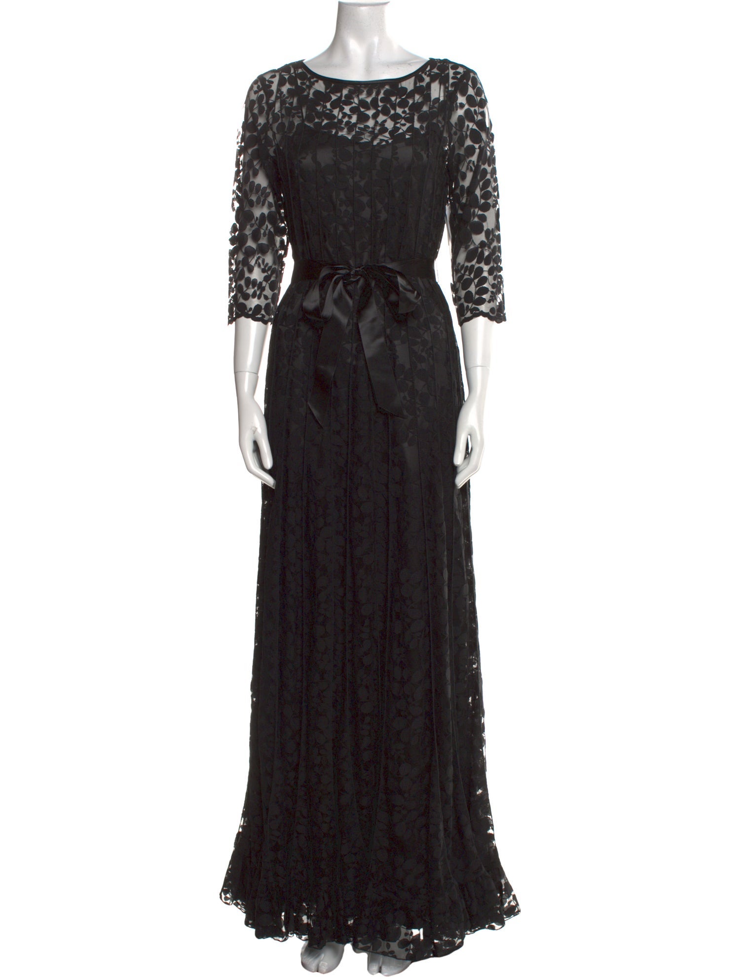 Teri Jon Lace Pattern Midi Length Dress w/ Tags