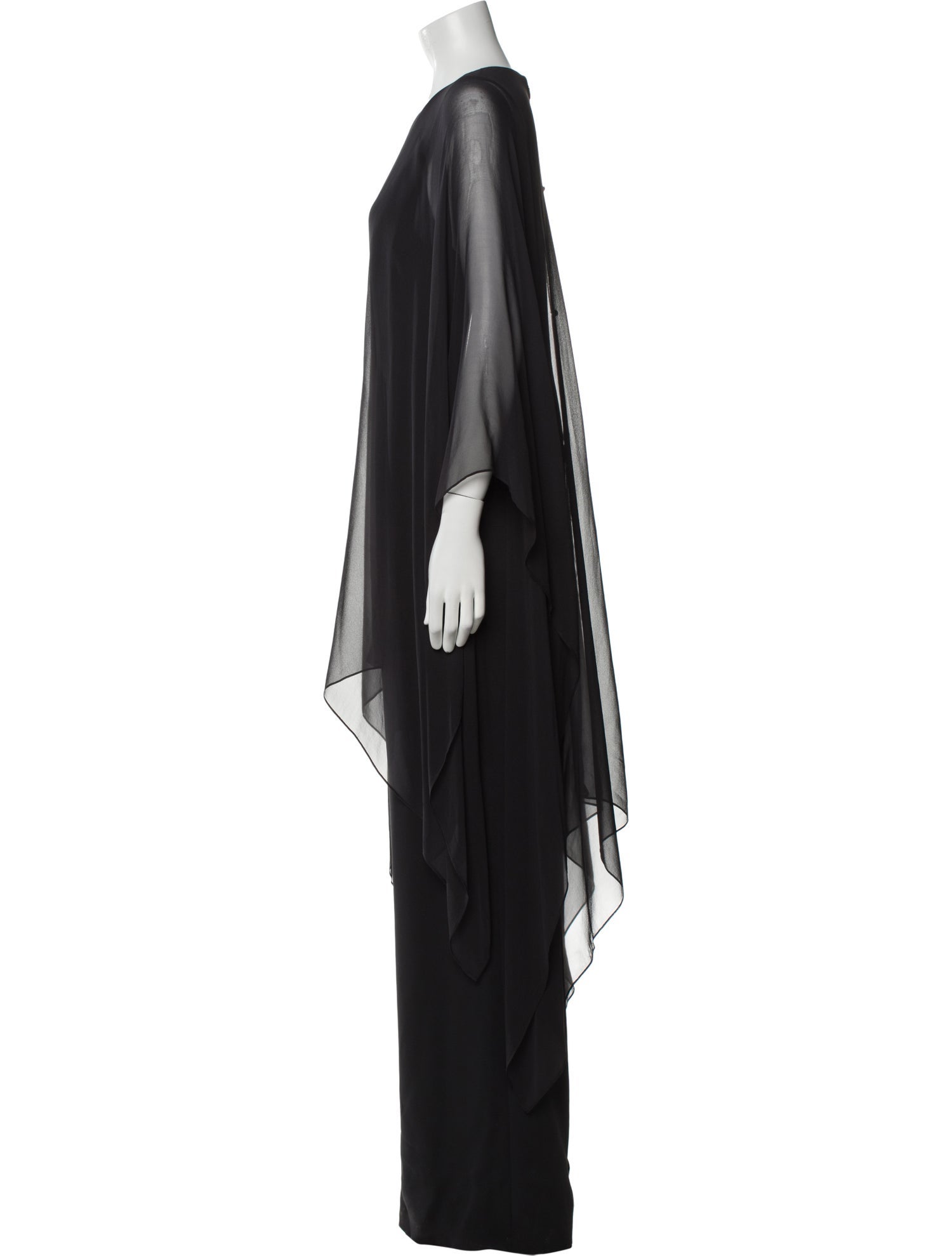 Teri Jon Crew Neck Jumpsuit