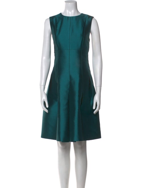 Teri Jon Silk Knee-Length Dress