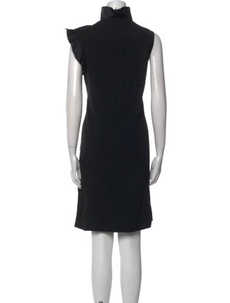 Teri Jon Mock Neck Midi Length Dress