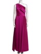 Teri Jon One-Shoulder Long Dress
