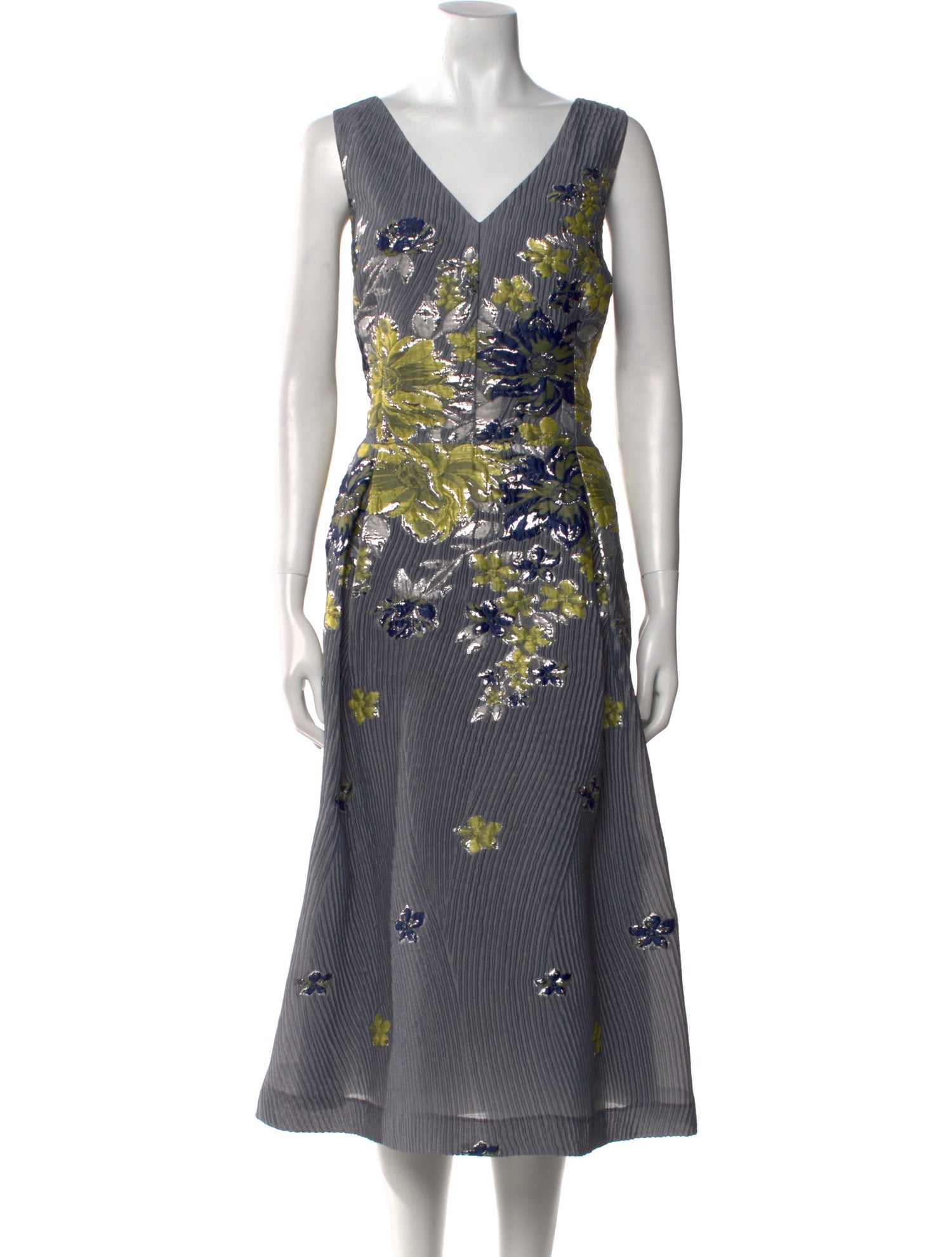 Teri Jon Printed Long Dress