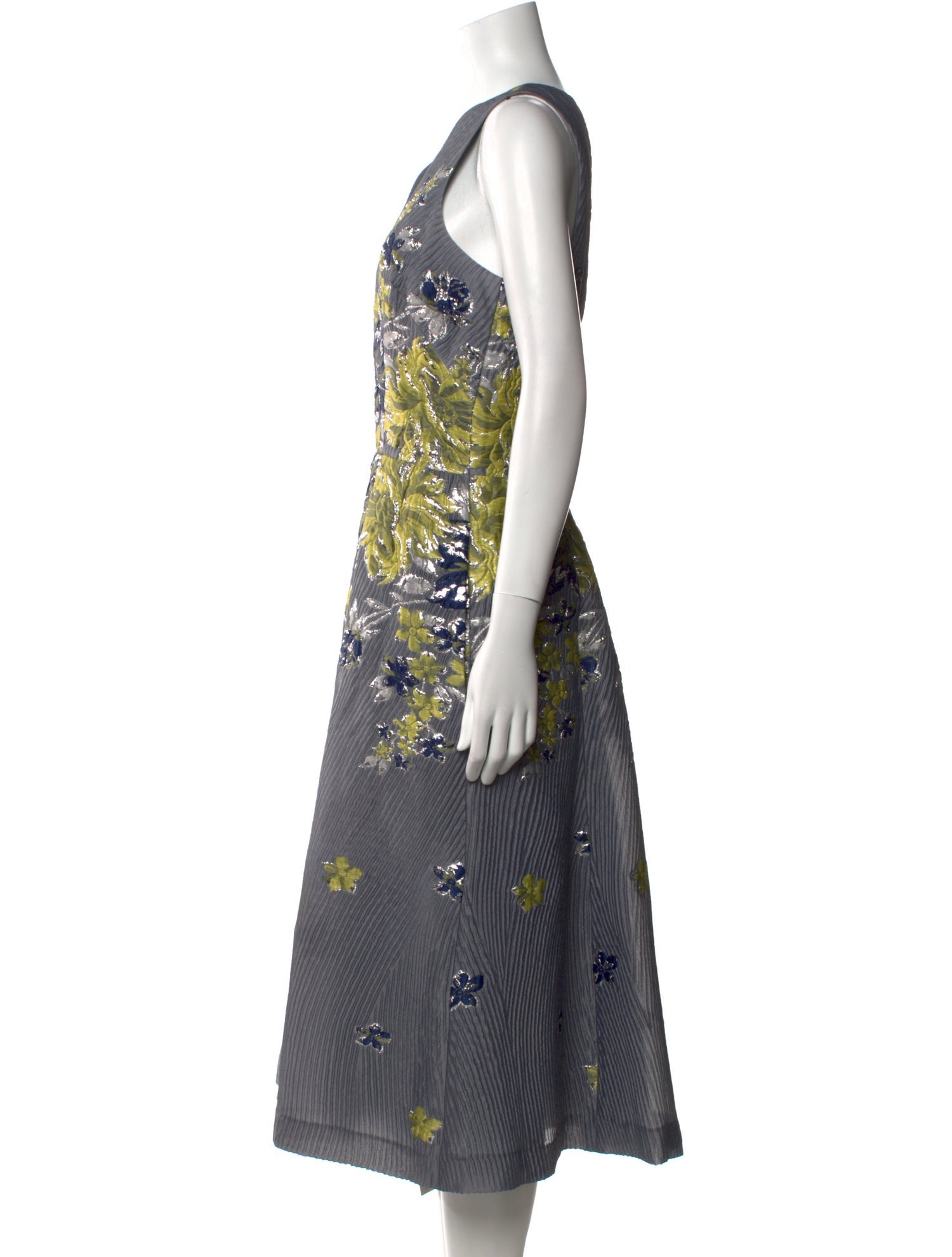 Teri Jon Printed Long Dress