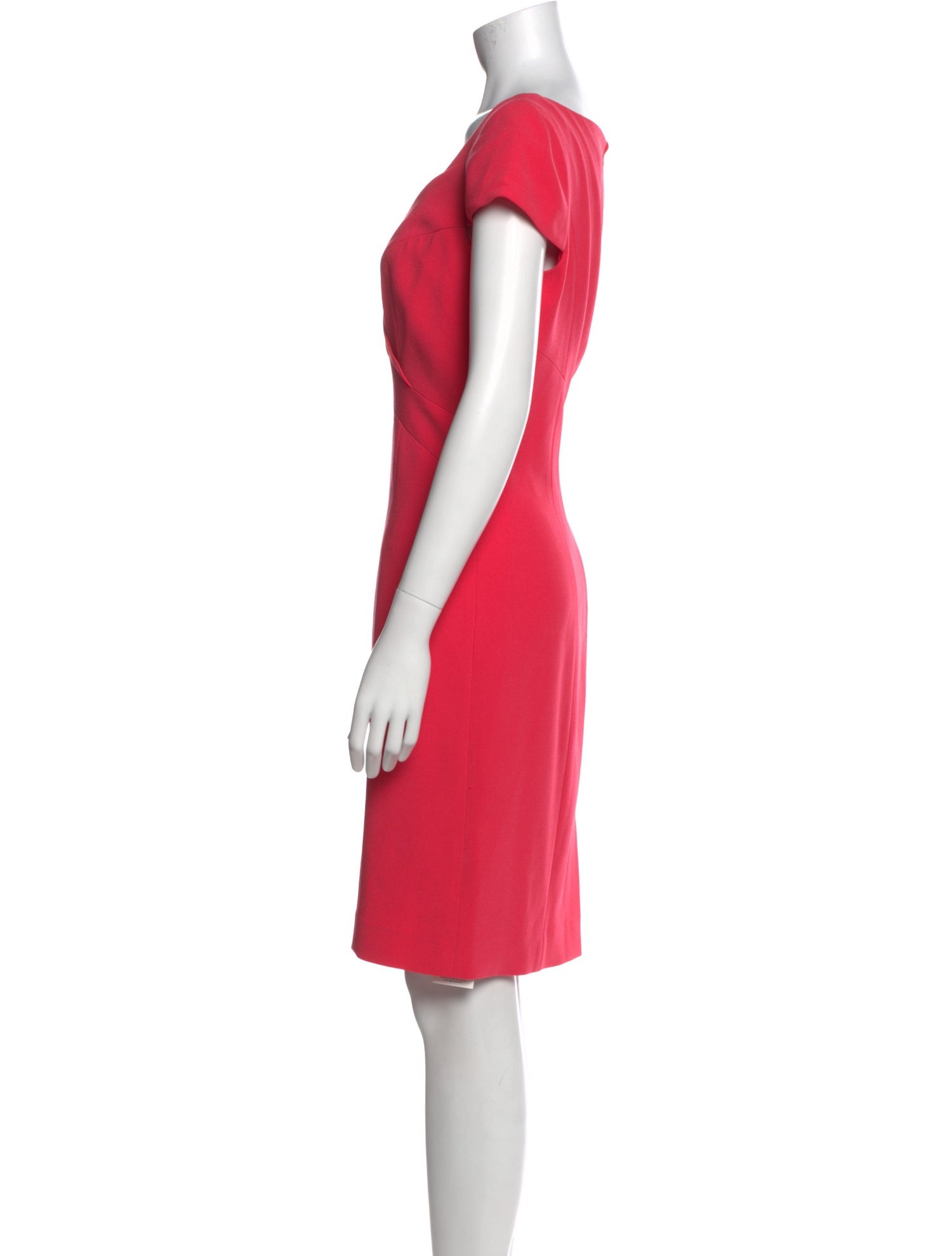 Teri Jon V-Neck Knee-Length Dress