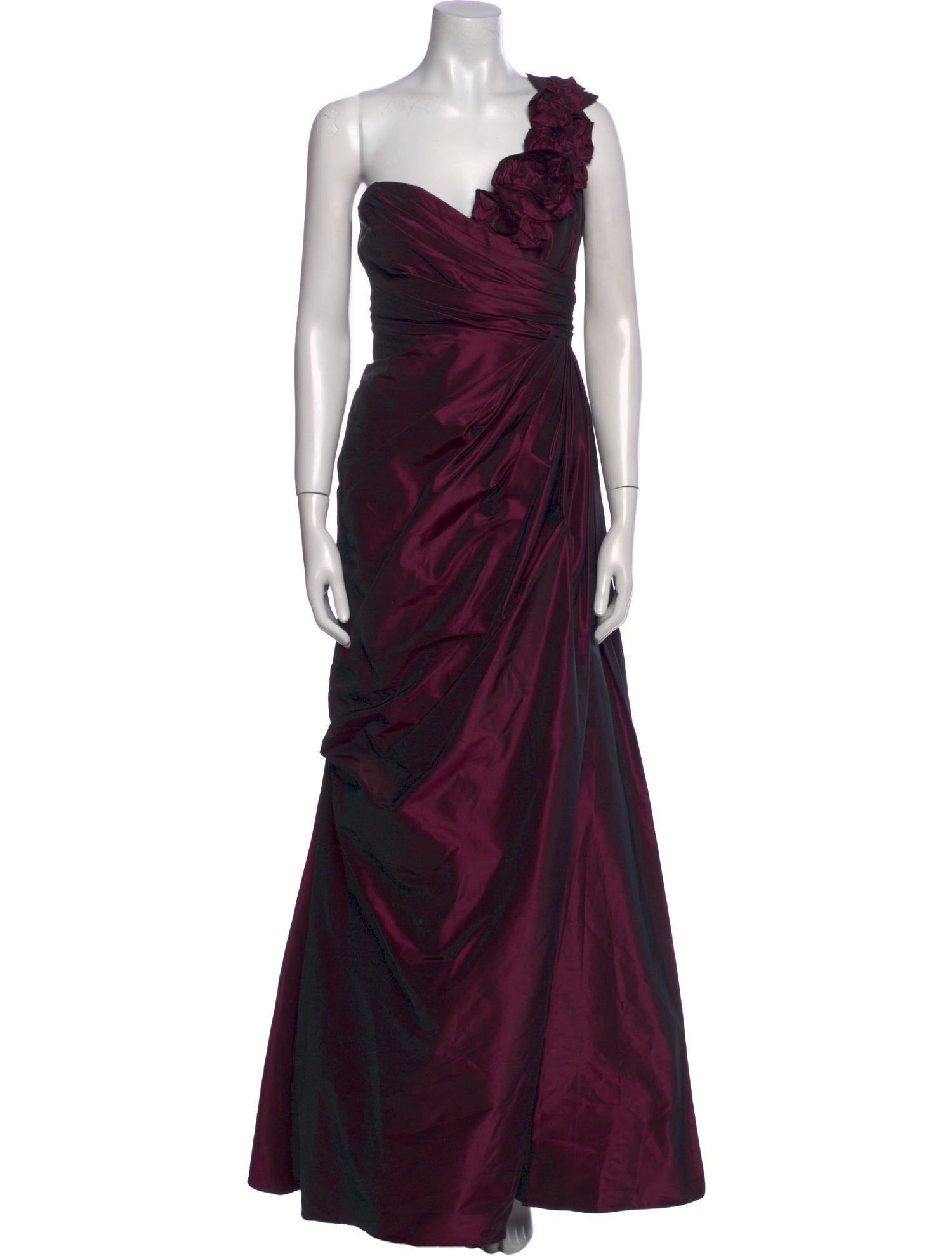 Teri Jon Silk Long Dress