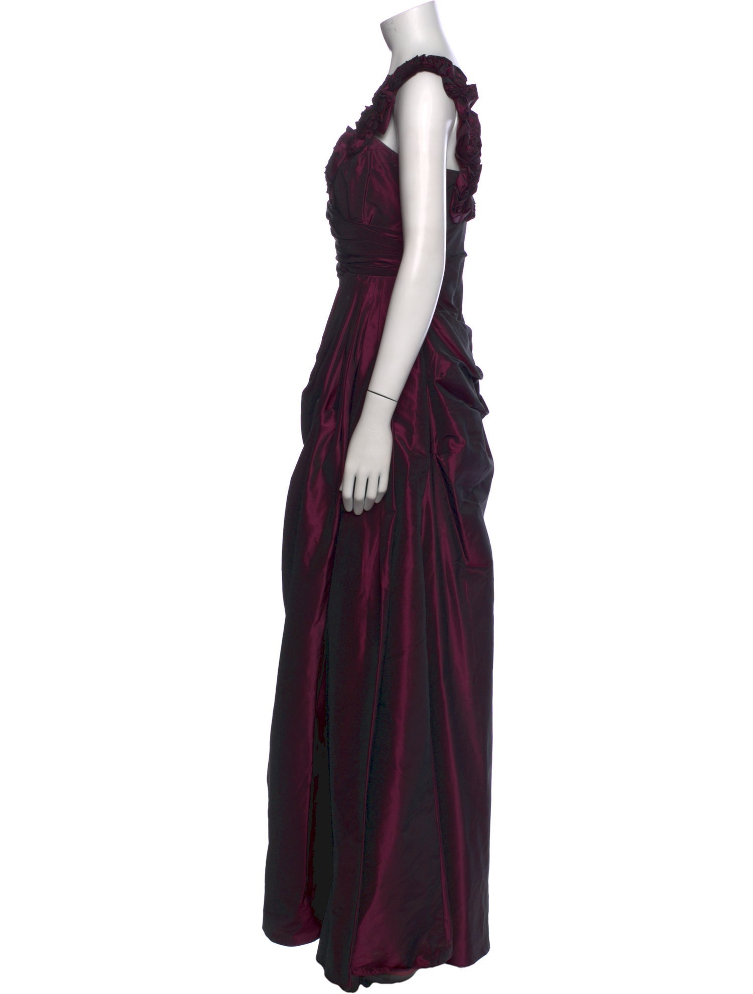 Teri Jon Silk Long Dress